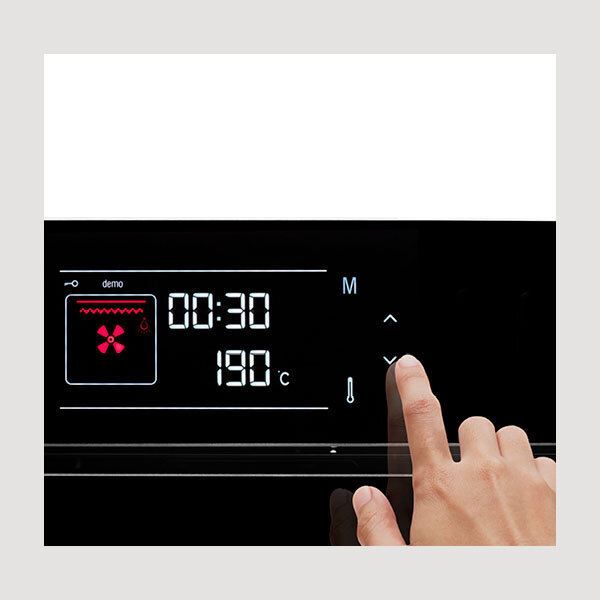 Dotykové ovládání - trouby