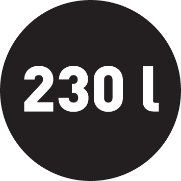 Objem chladničky 230 l