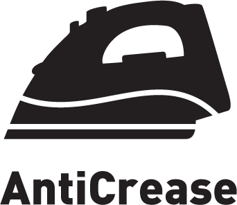 AntiCrease - na konci programu sušení je fáze AntiCrease, kdy je prádlo v bubnu 30 minut v krátkých intervalech načechráváno, aby se minimalizovalo jeho pomačkání.