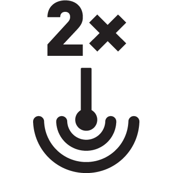 2x Booster – zvýšený výkon