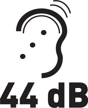Hlučnost 44 dB