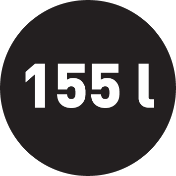 Objem chladničky 155 l