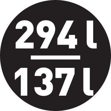 Objem chladničky/mrazničky 294/137 l