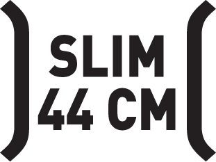 Slim 44 cm - hloubka spotřebiče 44 cm