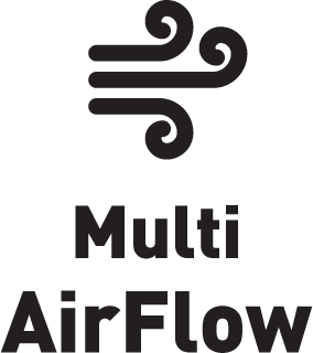 MultiAirFlow - stará se o aktivní cirkulaci vzduchu, rovnoměrné rozložení studeného vzduchu a udržení optimálního klima. Potraviny v chladničce tak můžete umístit kamkoliv.
