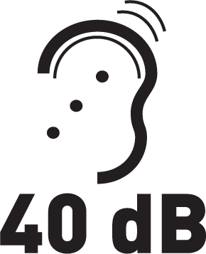 Hlučnost 40 dB