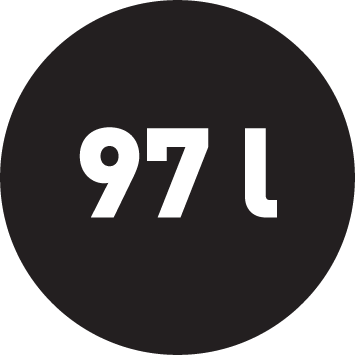 Objem chladničky 97 l