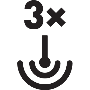 3x Booster – zvýšený výkon