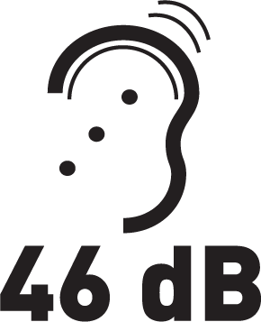 Hlučnost 46 dB