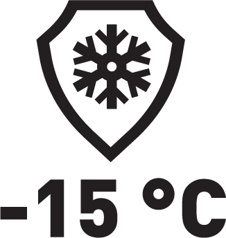 Frost Protection - inovativní technologie FrostProtection umožnuje správné fungování spotřebiče až do -15°C okolní teploty, třeba celoroční provoz v garáži nebo na chalupě.