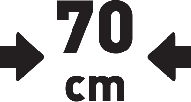 Šířka 70 cm