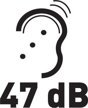 Hlučnost 47 dB