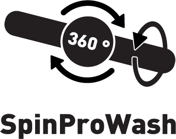 SpinProWash - speciální rameno s 360° sprchováním
