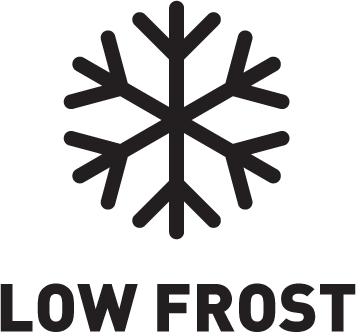 LowFrost - nová konstrukce výparníku LowFrost zajišťuje rovnoměrnější a účinnější mrazení, jehož výsledkem je nižší spotřeba, ale především konec nutnosti častého odmrazování.